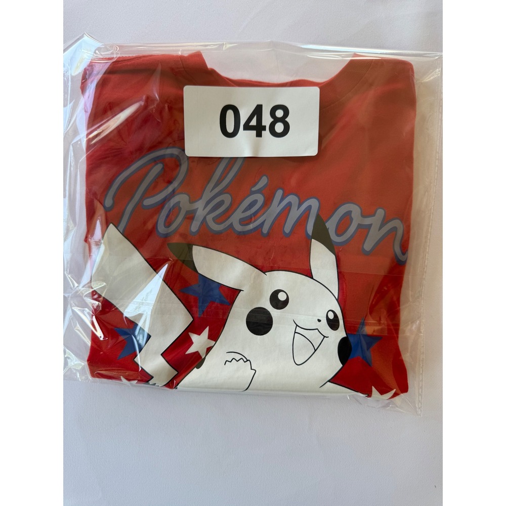 Pokemon Pikachu Red Graphic T-Shirt Kids Medium #0025 Stars Mad Engine MD - Picture 10 of 10
